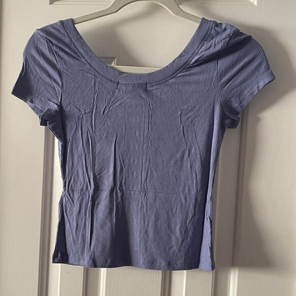 Lulus Fitted Light Blue Top Shirt Size Small New P1 - Picture 8 of 8